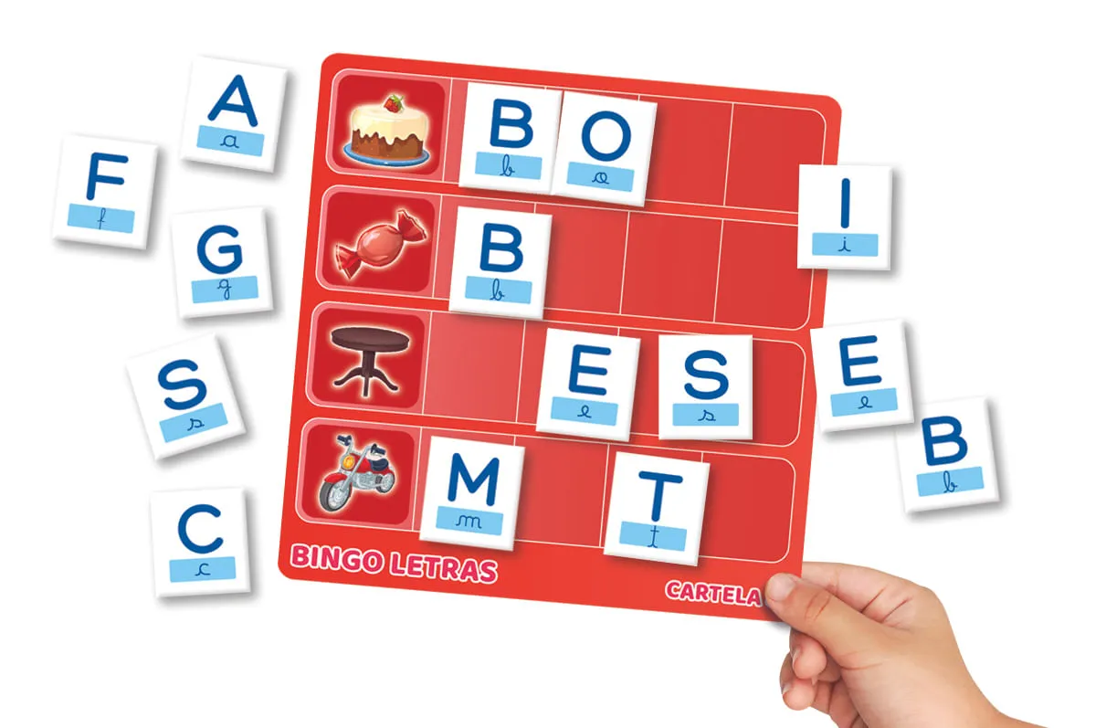 Jogo Bingo Letras