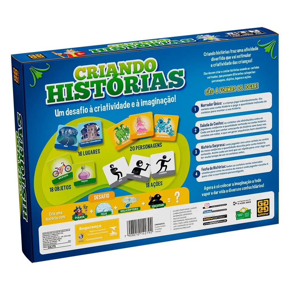 Jogo Criando Histórias