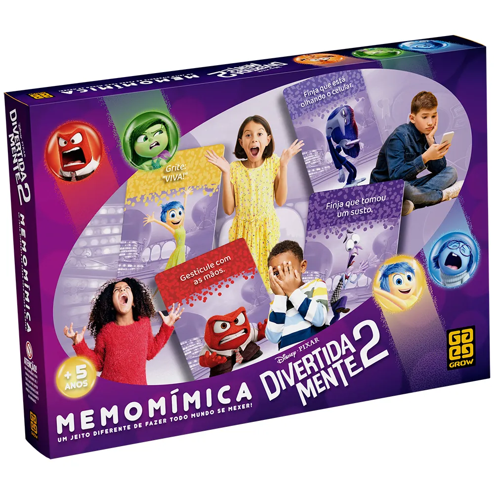 Jogo Memomímica Divertidamente 2