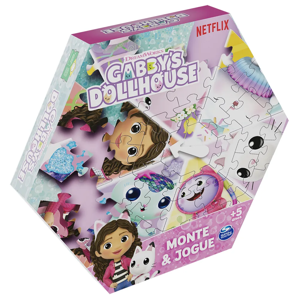 Jogo Monte e Jogue Gabby's Doullhouse