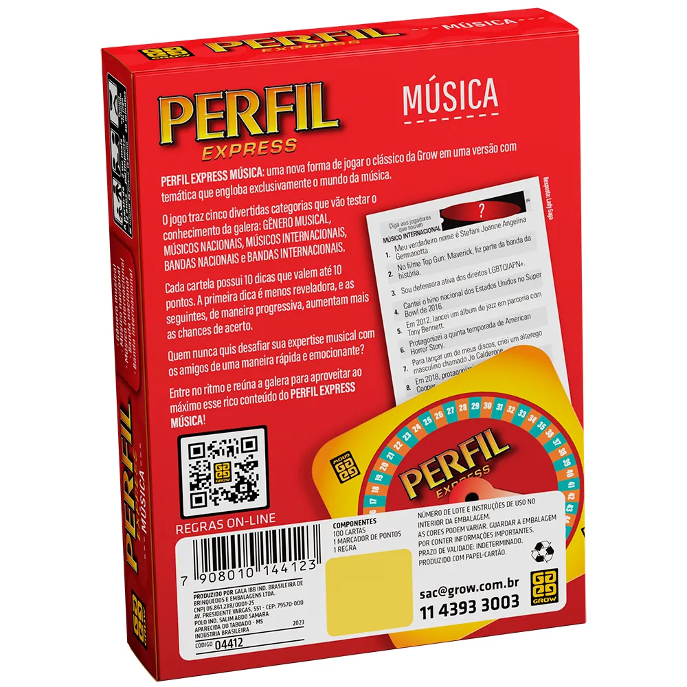 Jogo Perfil Express - Música