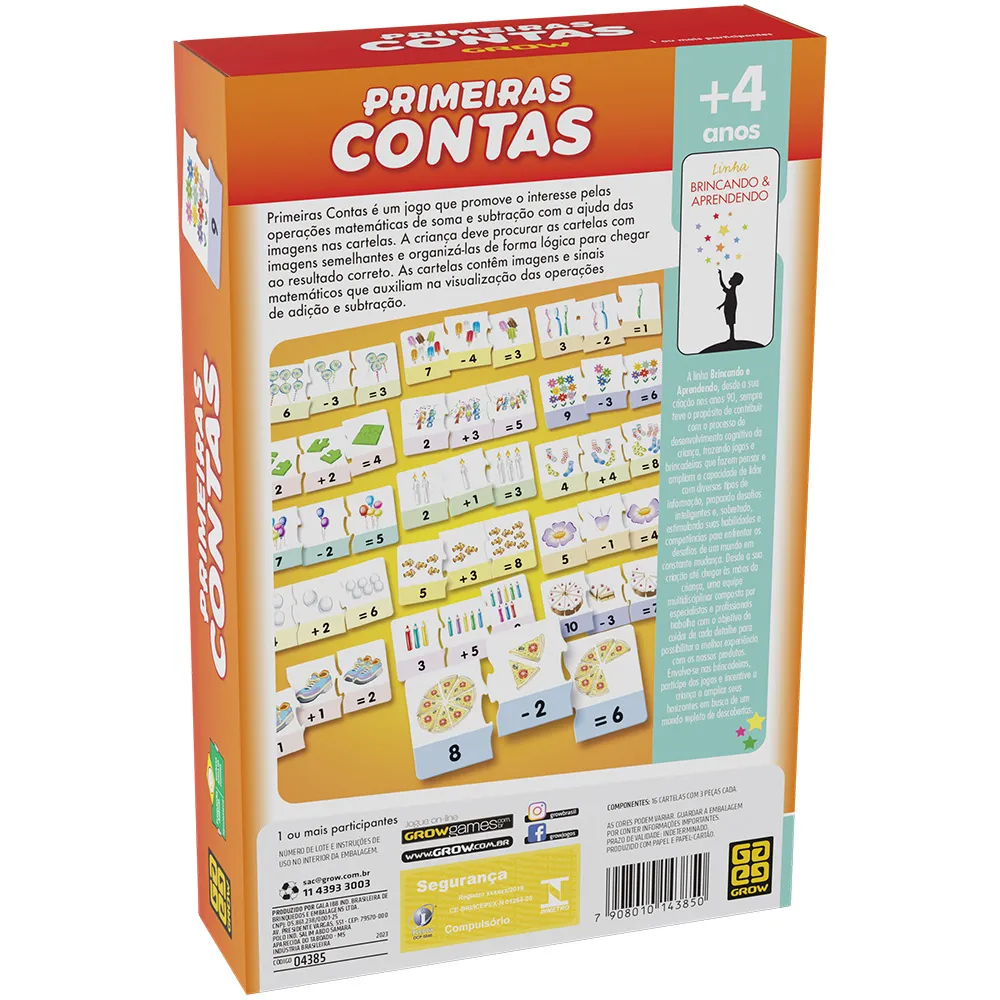 Jogo Primeiras Contas