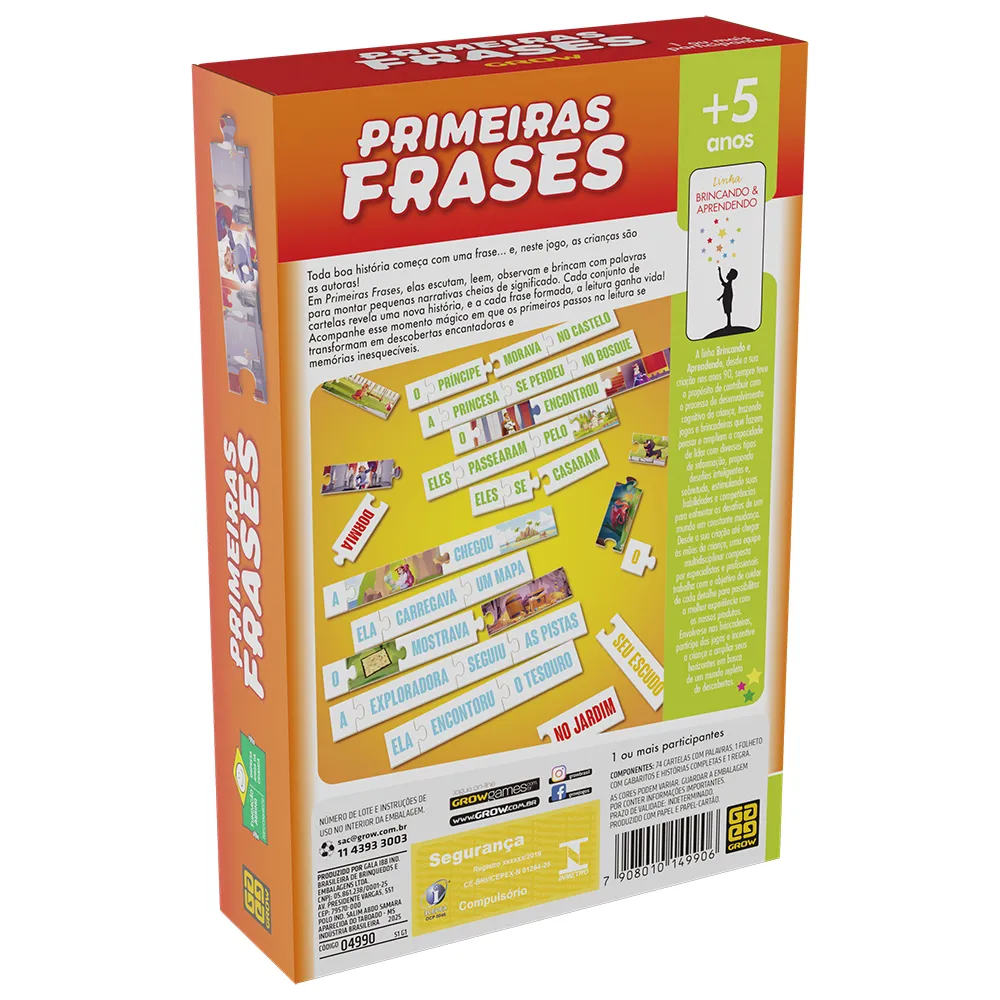 Jogo Primeiras Frases