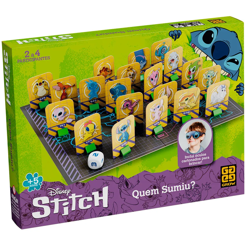 Jogo Quem Sumiu? Stitch