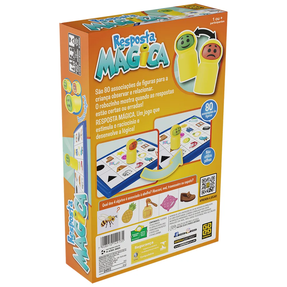 Jogo Resposta Mágica Grow