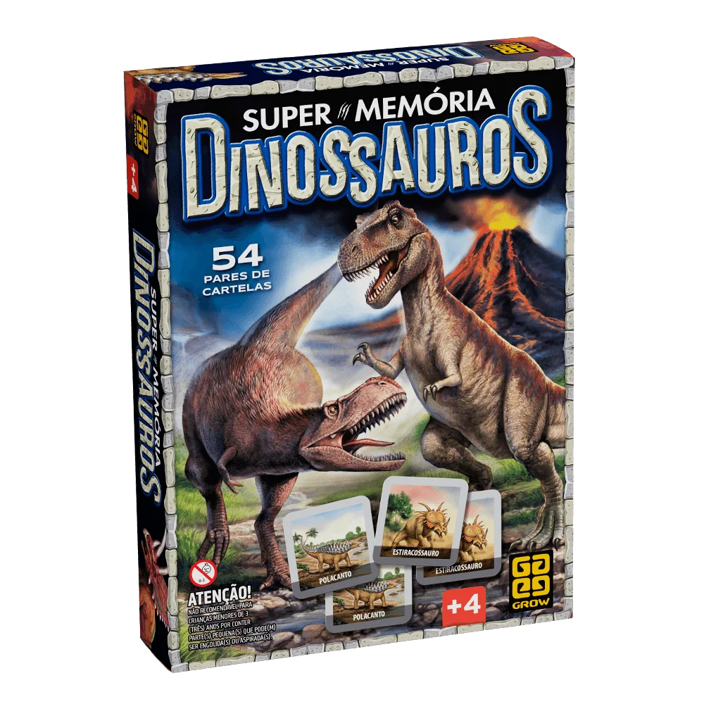 Jogo Supermemória Dinossauros