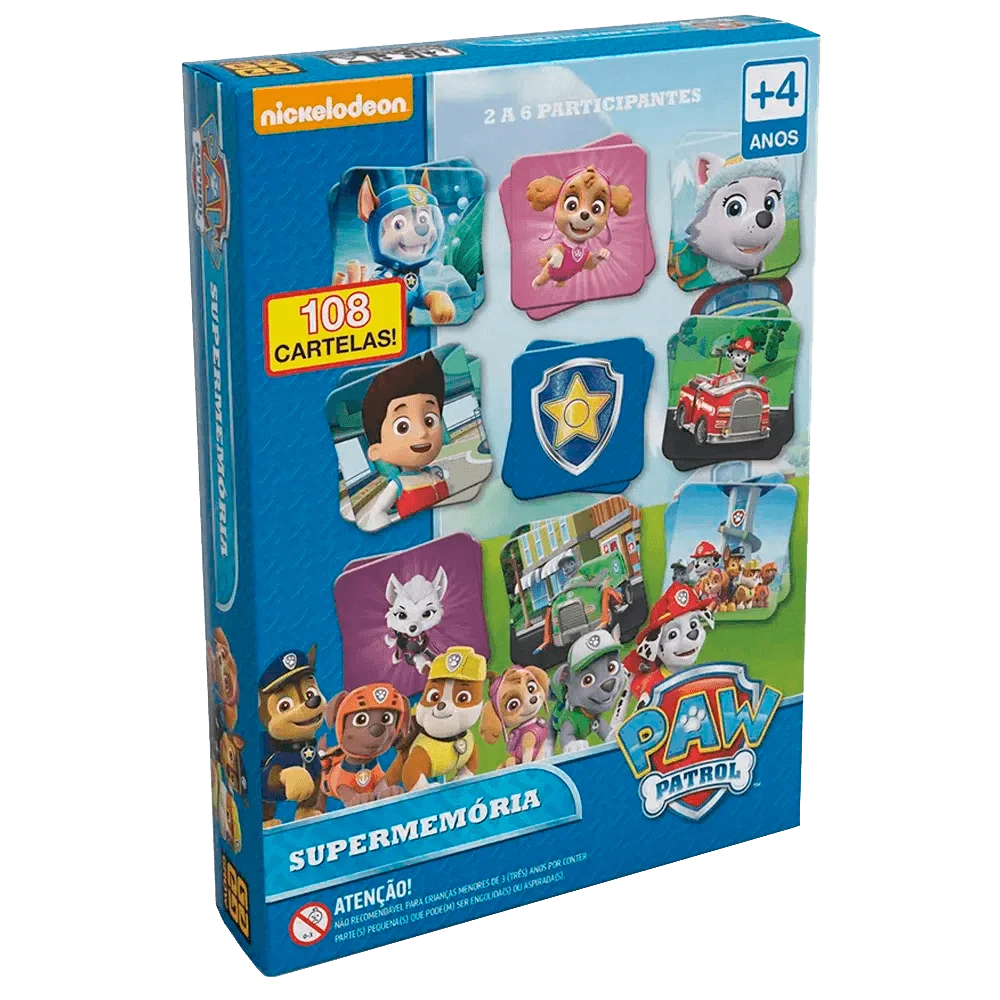 Jogo Supermemória Patrulha Canina