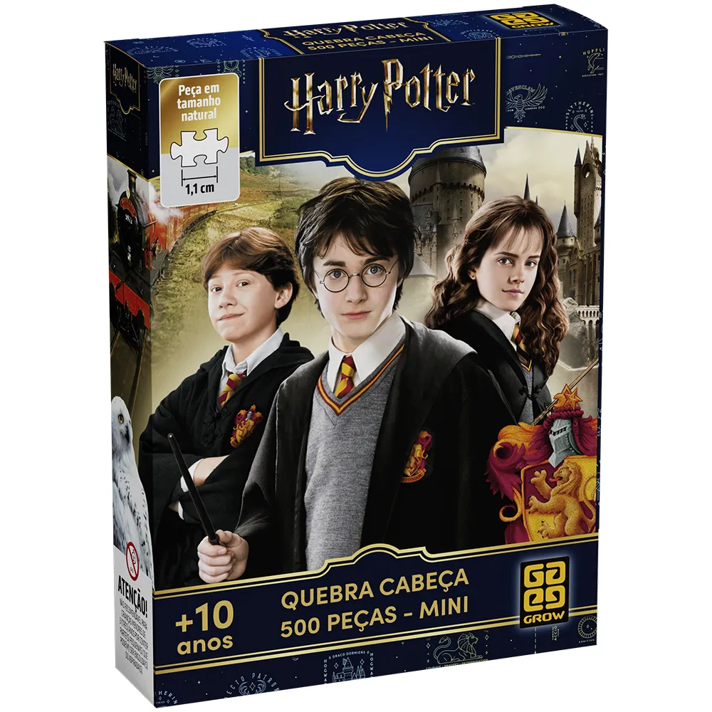 Mini Quebra-Cabeça 500 peças Harry Potter