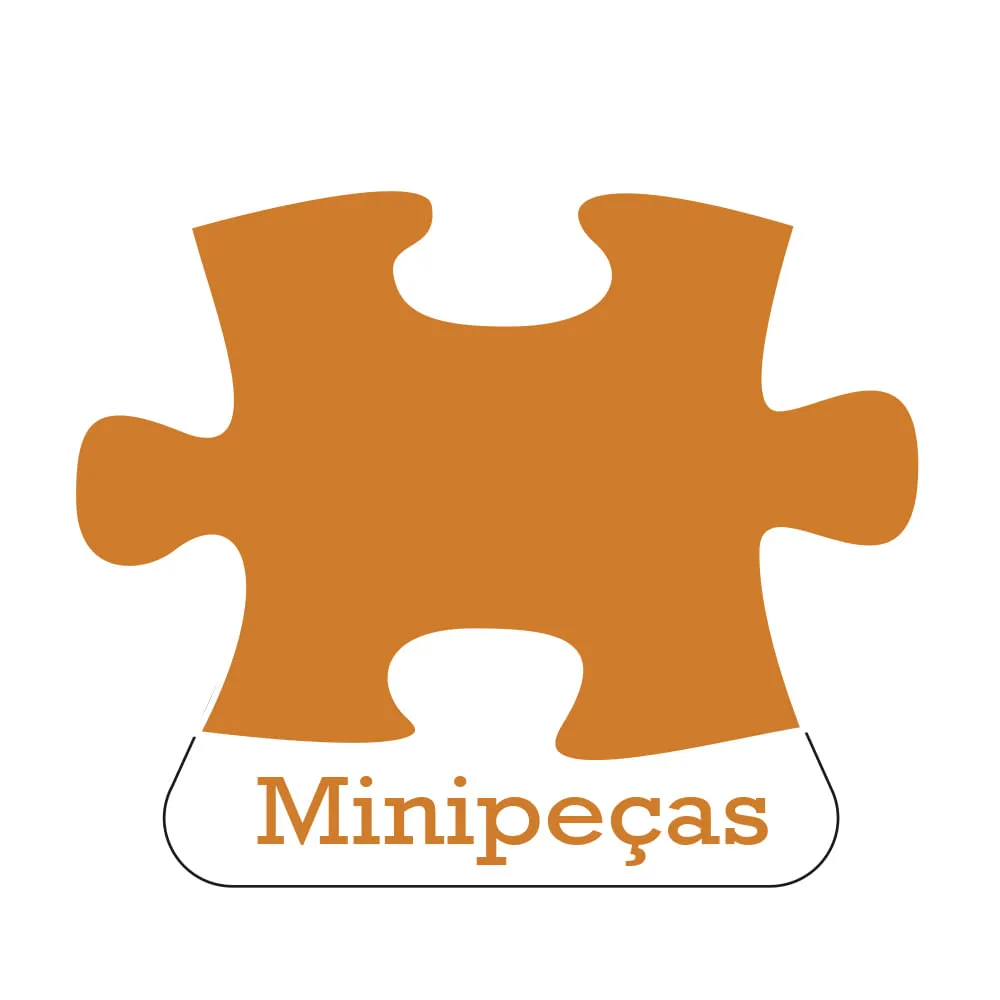Mini Quebra-cabeça 1000 peças Domingo na Fazenda