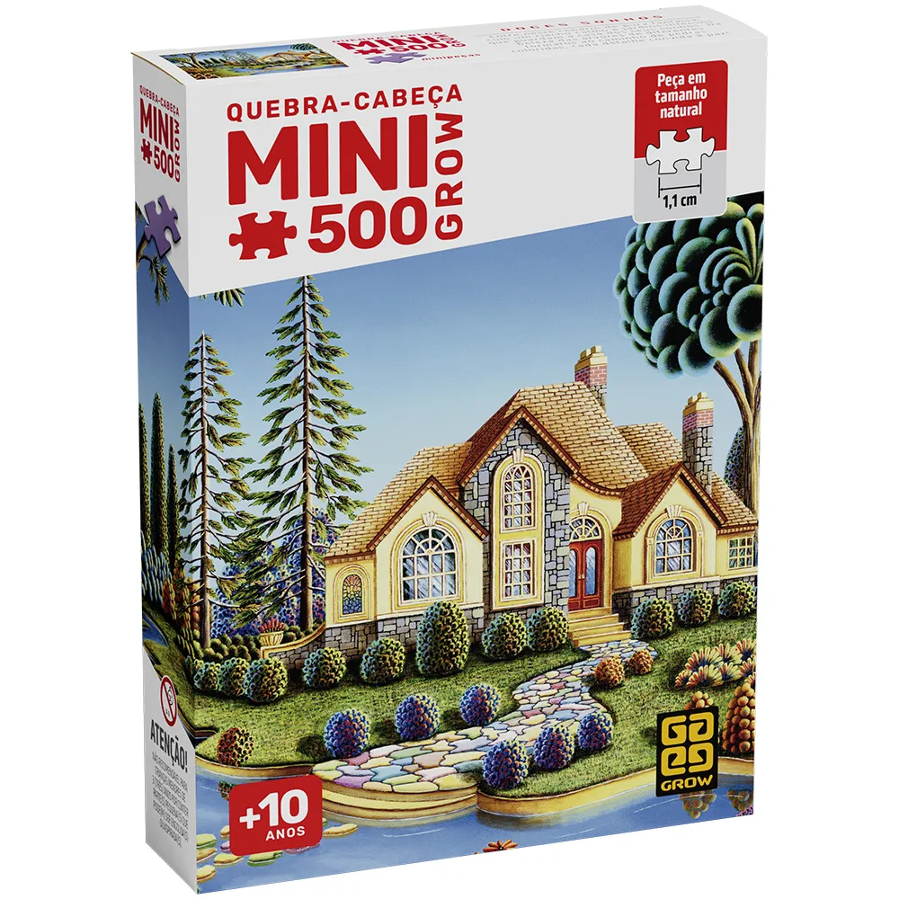 Mini Quebra-cabeça 500 peças Doces Sonhos