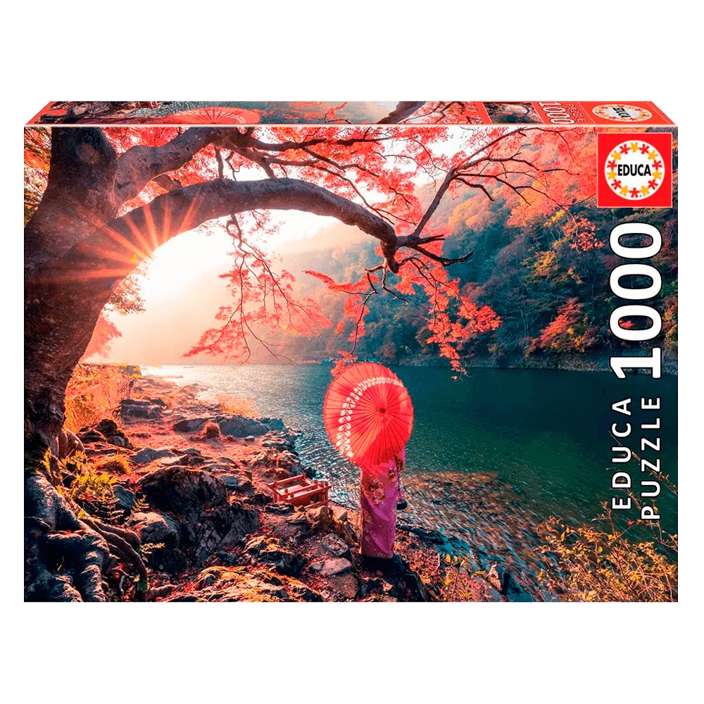 Puzzle 1000 Peças Amanhecer no Rio Katsura, Japão - Educa 18455
