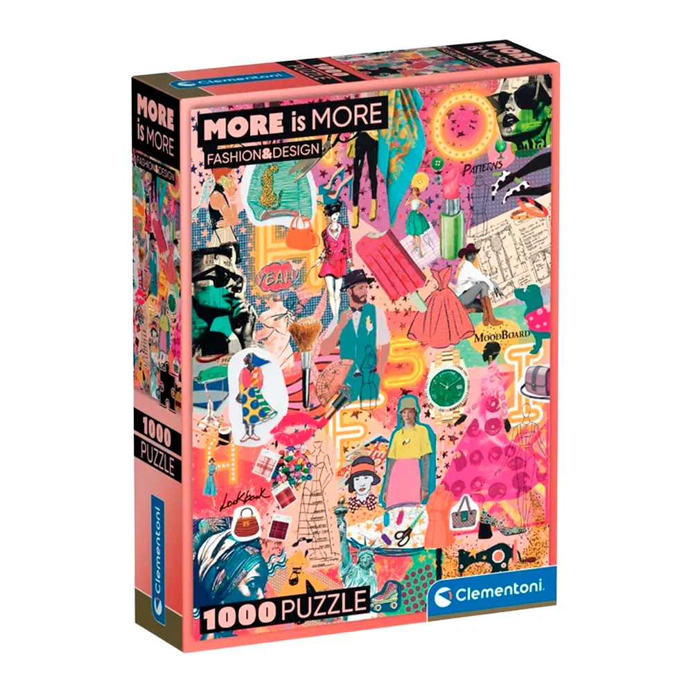 Puzzle 1000 Peças Fashion e Design - Clementoni 37071