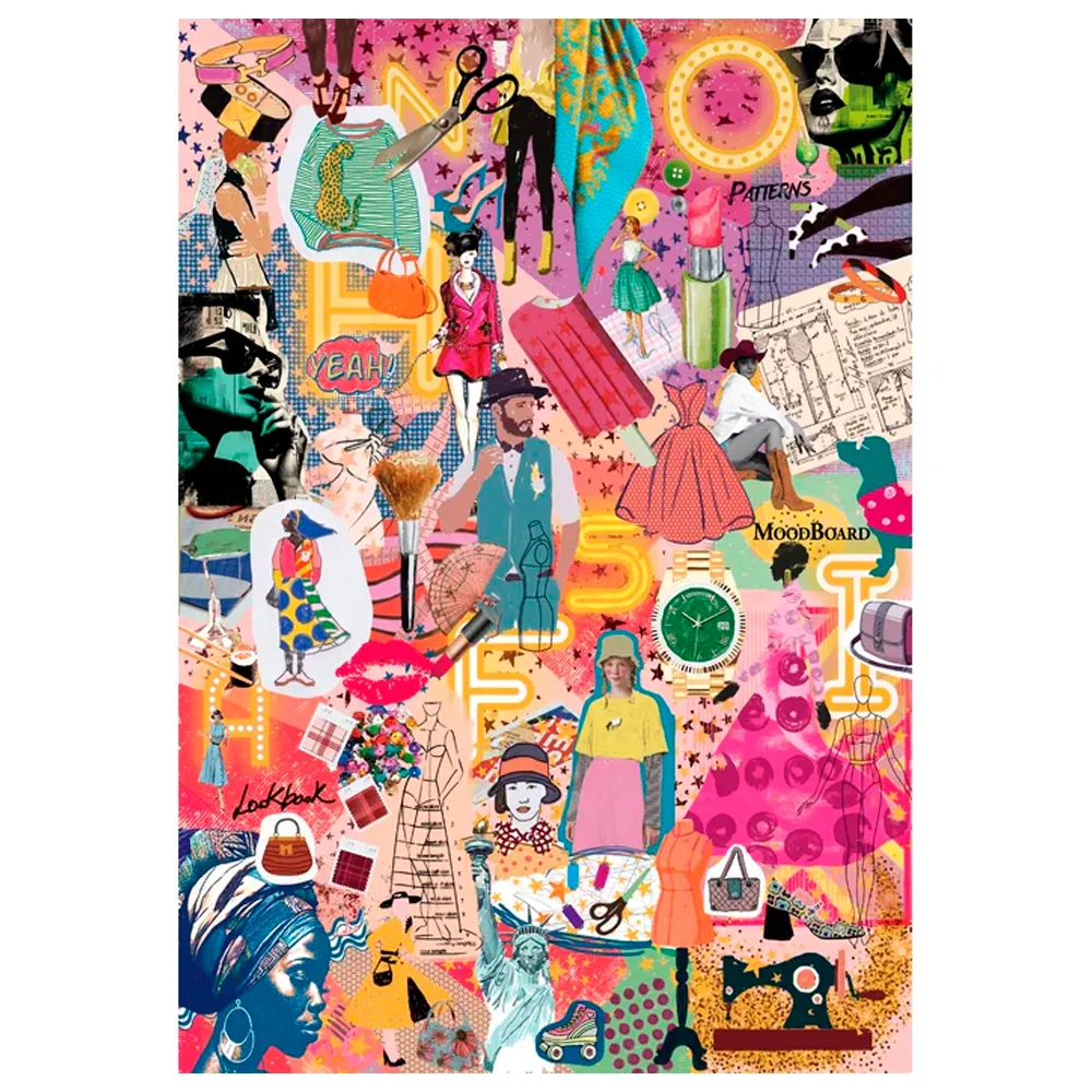 Puzzle 1000 Peças Fashion e Design - Clementoni 37071