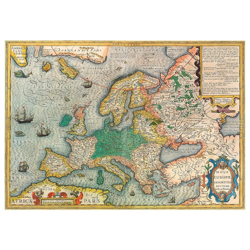 Puzzle 1000 Peças Mapa da Europa - Educa 19624