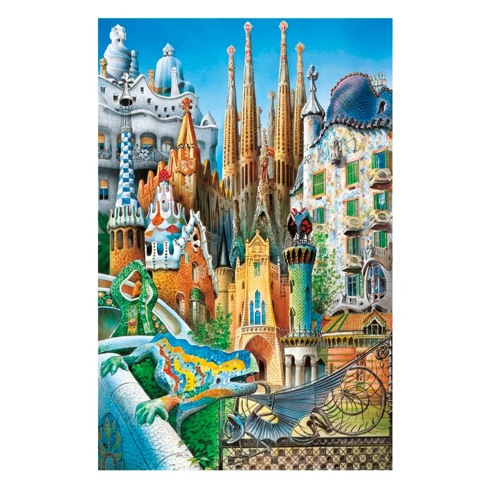 Puzzle 1000 Peças Mini Obras de Gaudi - Educa 20376