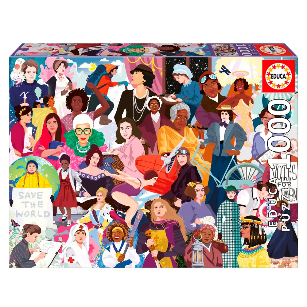 Puzzle 1000 Peças Mulheres Icônicas - Educa 20556