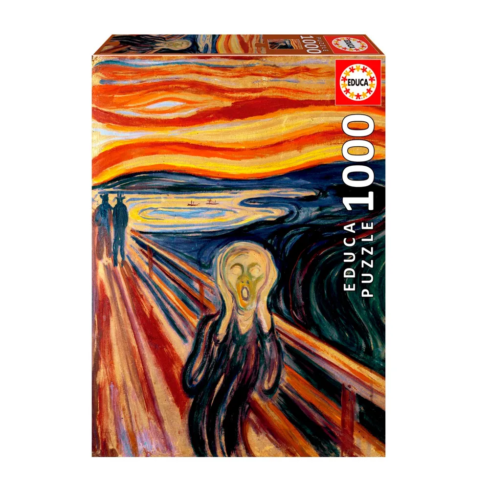 Puzzle 1000 Peças O Grito Edvard Munch - Educa 20308