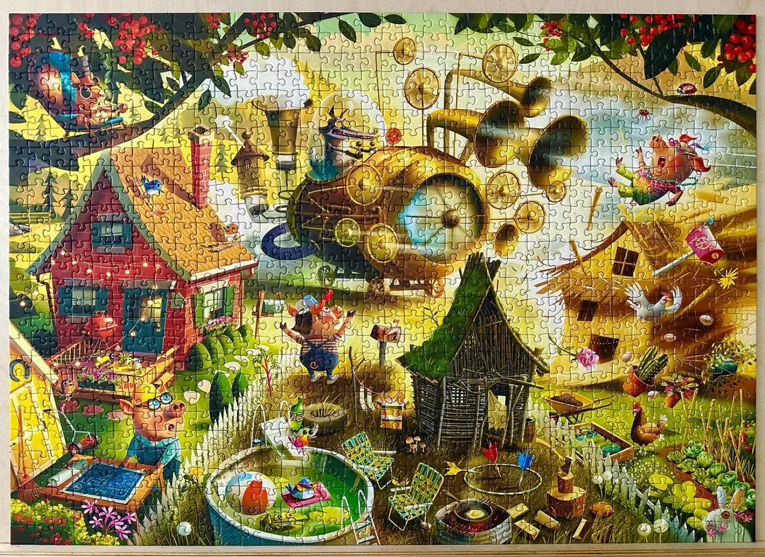 Puzzle 1000 Peças Os Três Porquinhos Ravensburger 12001004