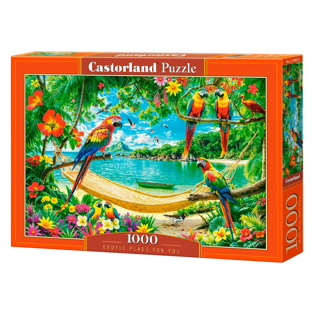Puzzle 1000 Peças Pássaros na Ilha Castorland 105403
