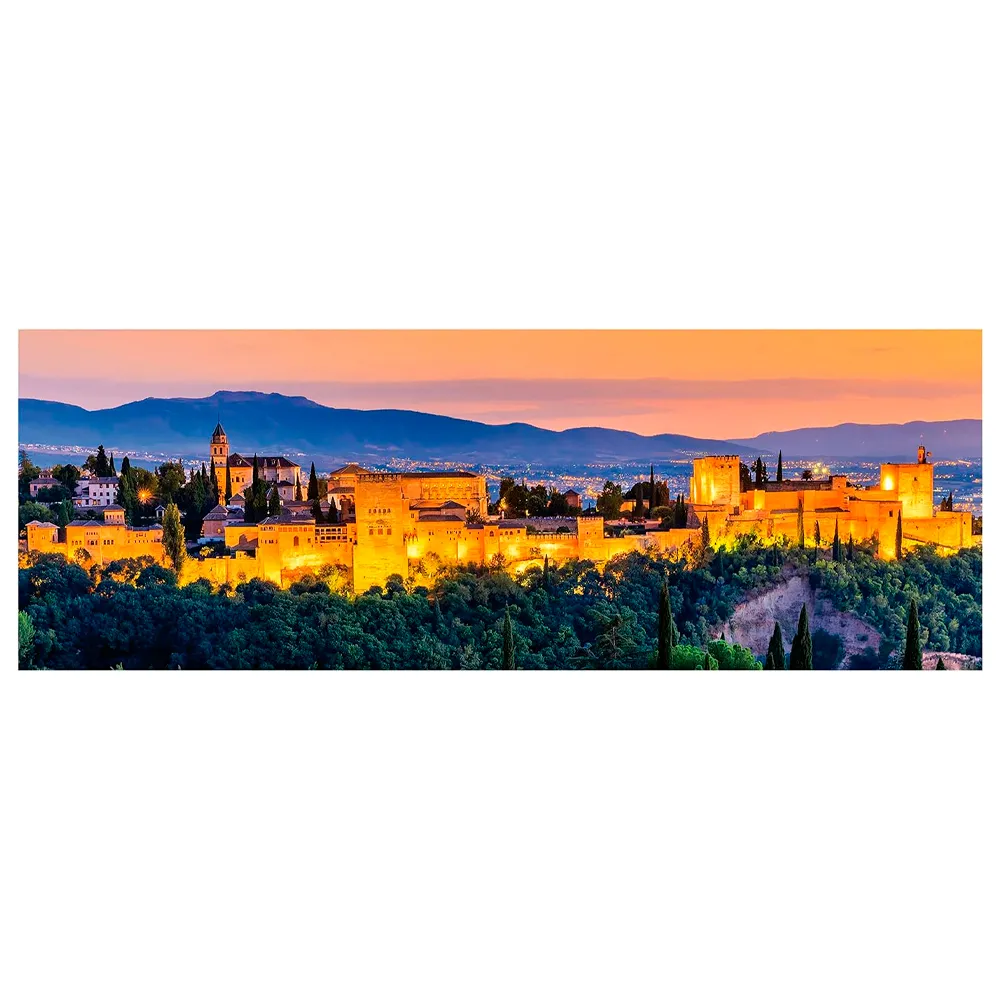 Puzzle 1000 Peças Panorama Alhambra, Granada - Educa 19576