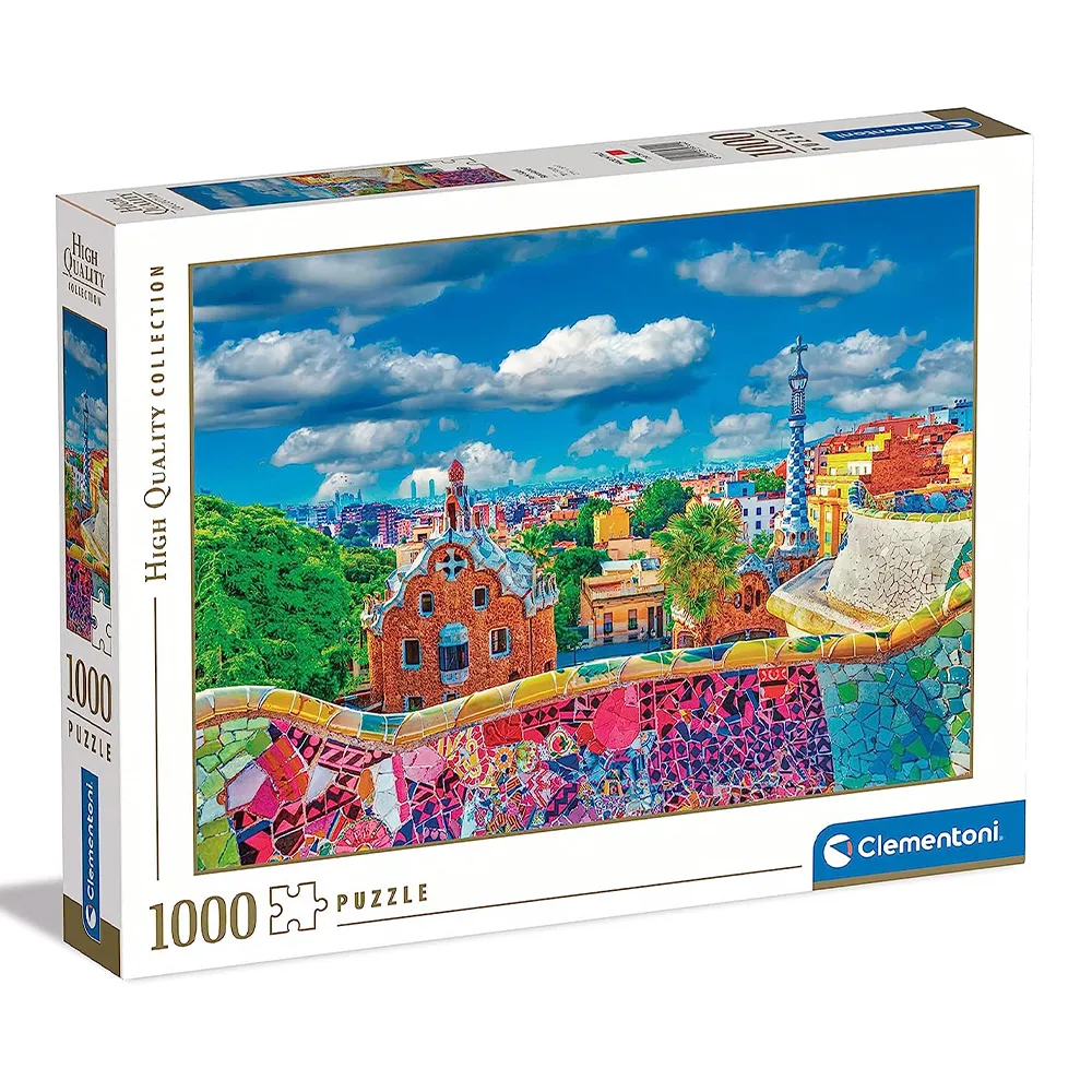 Puzzle 1000 Peças Park Guell - Barcelona - Importado
