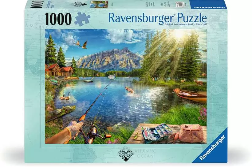 Puzzle 1000 Peças Pesca no Lago Ravensburger 12000877