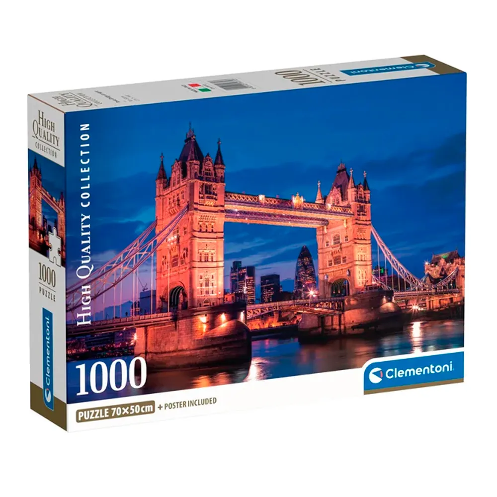 Puzzle 1000 Peças Tower Bridge - Londres - Clementoni 39772