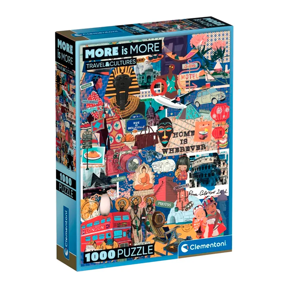 Puzzle 1000 Peças Viagens e Cultura - Clementoni 37072