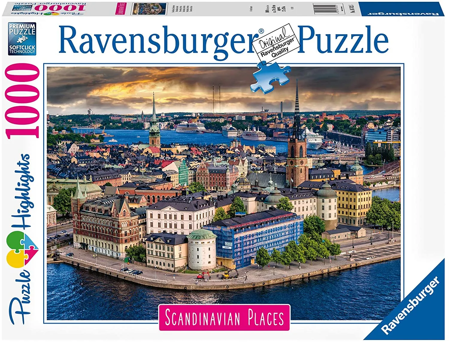 Puzzle 1000 Peças Vista de Estocolmo Ravensburger 12000114