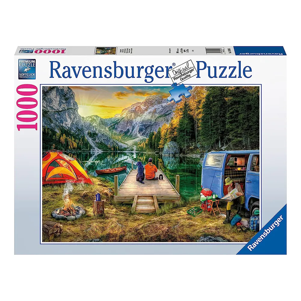 Puzzle 1000 peças Camping - Importado