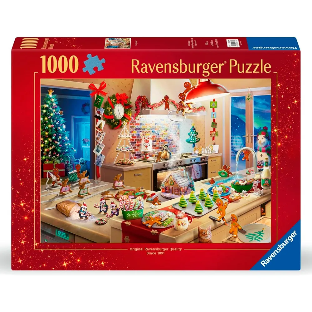 Puzzle 1000 peças Casa Natalina - Importado - Ravensburger