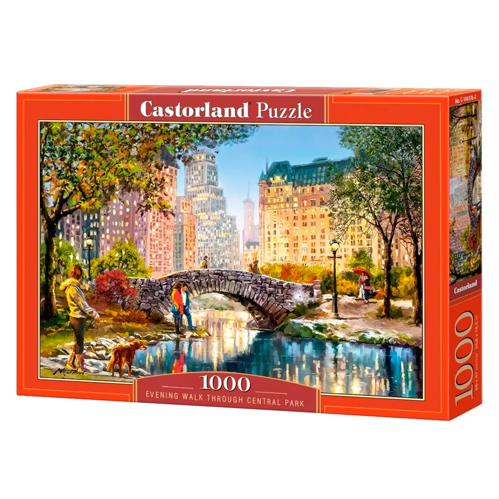 Puzzle 1000 peças Central Park Nova York - Castorland Importado 1043762