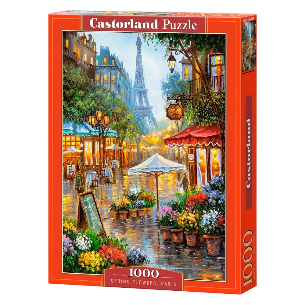 Puzzle 1000 peças Flores em Paris - Castorland