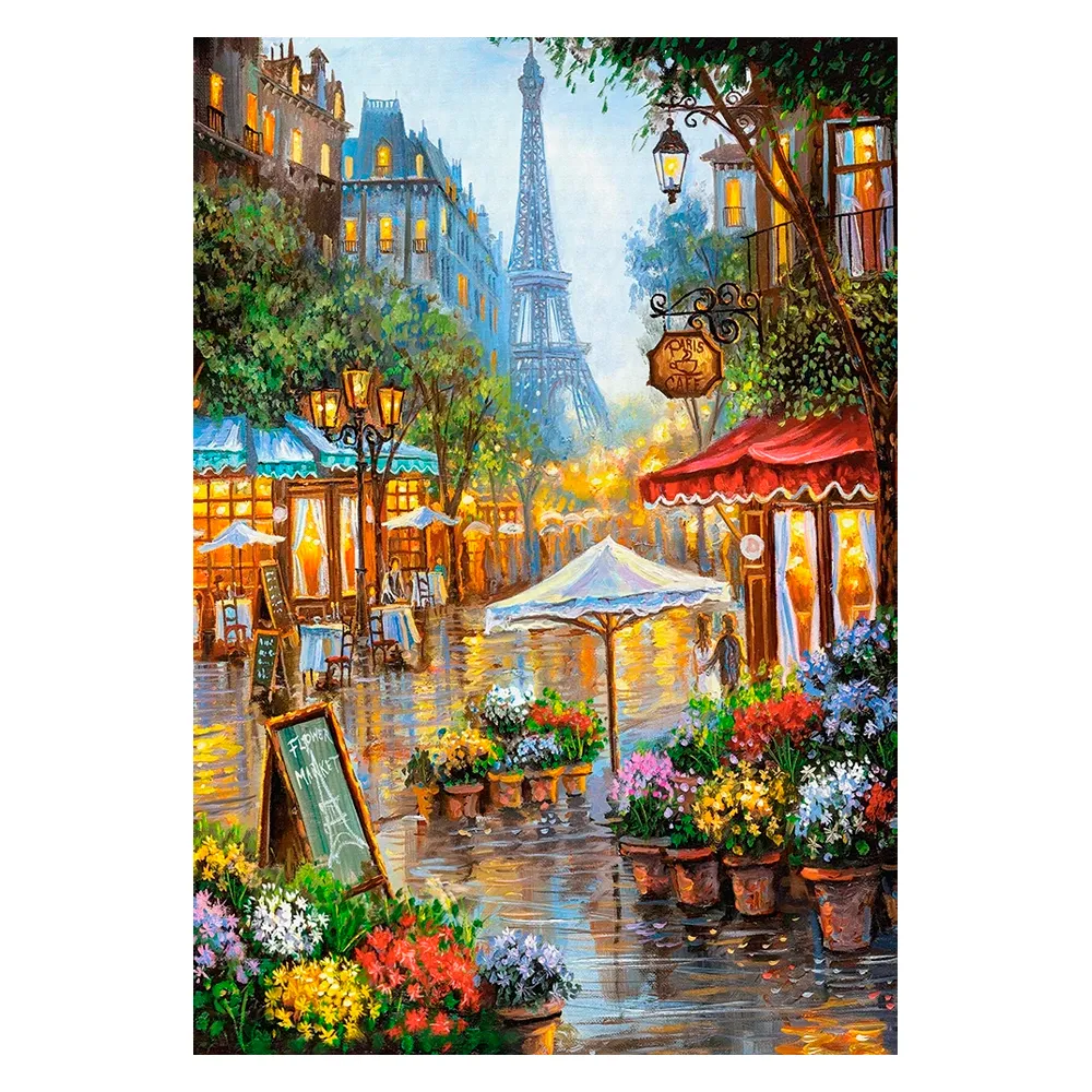 Puzzle 1000 peças Flores em Paris - Castorland