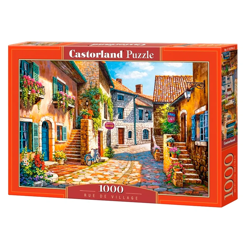 Puzzle 1000 peças Rua de Vilarejo - Castorland