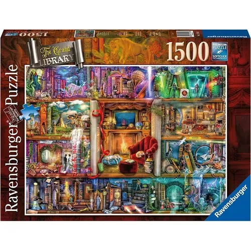 Puzzle 1500 Peças Biblioteca Grandiosa Ravensburger 12000190