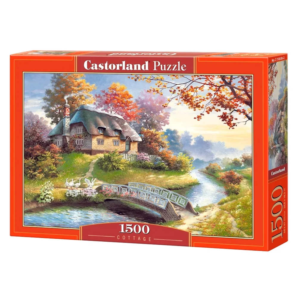 Puzzle 1500 Peças Chalé Castorland 150359