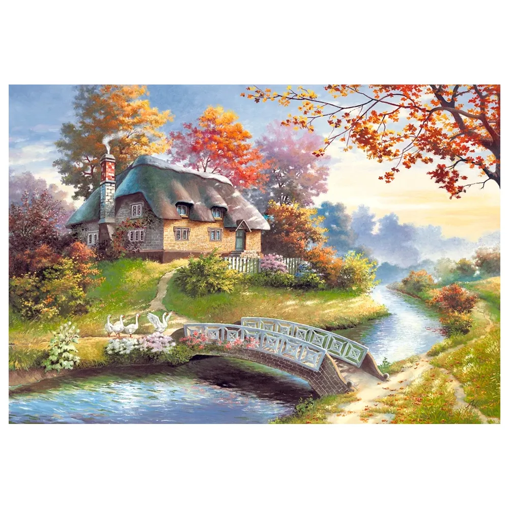Puzzle 1500 Peças Chalé Castorland 150359