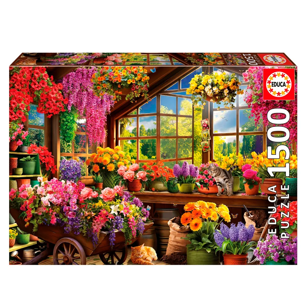 Puzzle 1500 Peças Galpão da Jardinagem - Educa 20567