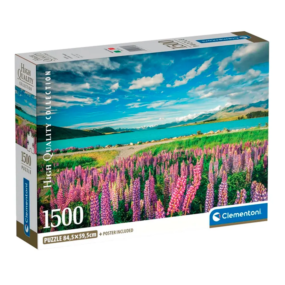 Puzzle 1500 Peças Lago Tekapo - Nova Zelândia - Clementoni 31731