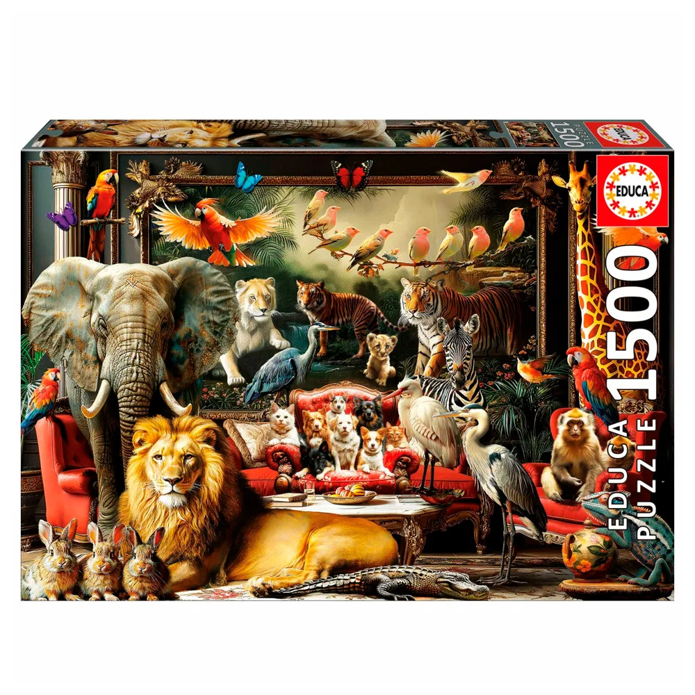 Puzzle 1500 Peças Mansão dos Animais - Educa 20245
