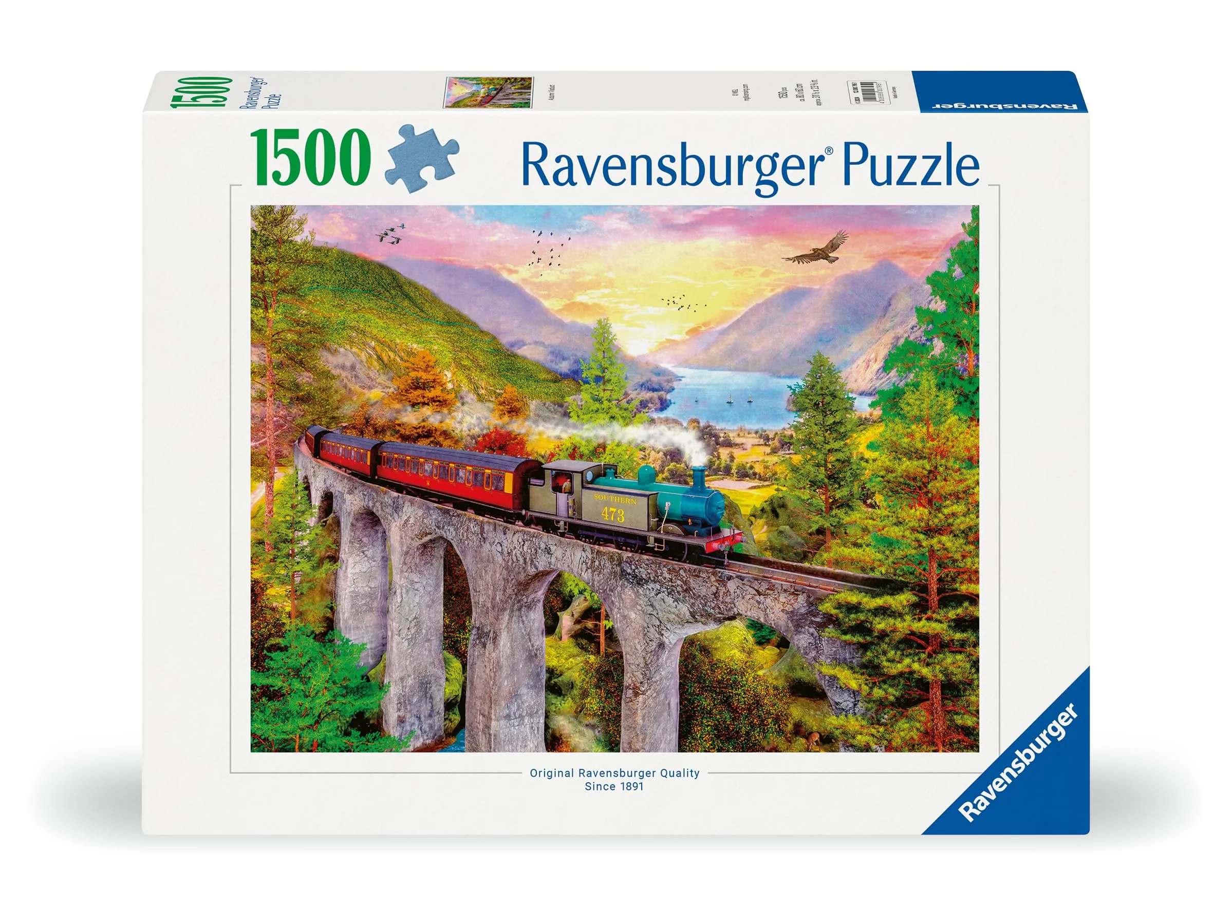 Puzzle 1500 Peças Viaduto no Outono Ravensburger 12000795