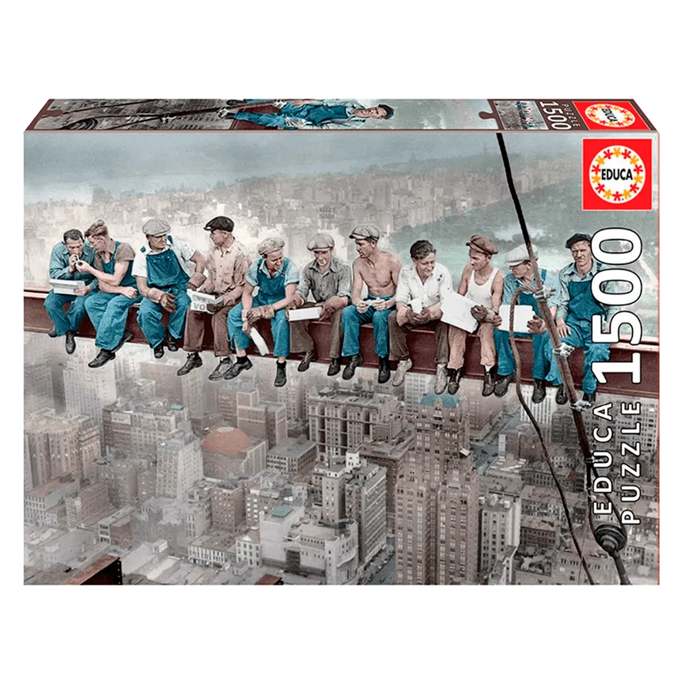 Puzzle 1500 peças Almoço em Nova York - Educa