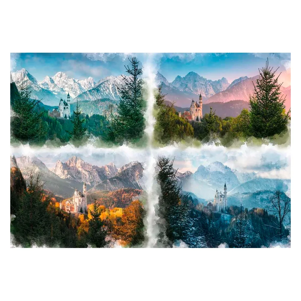 Puzzle 18000 peças Castelo nas Quatro Estações - Importado - Ravensburger