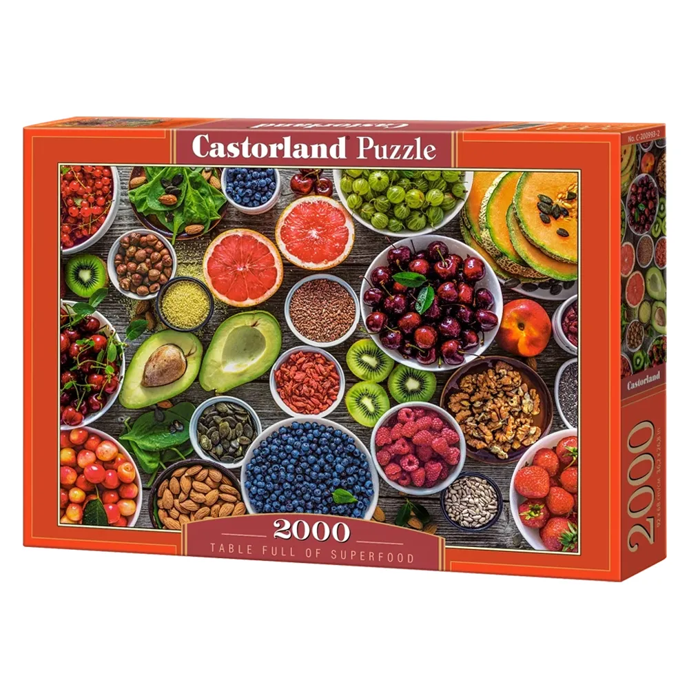 Puzzle 2000 Peças Frutas e Castanhas Castorland 200993