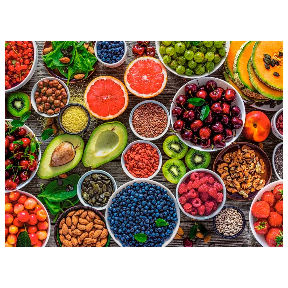 Puzzle 2000 Peças Frutas e Castanhas Castorland 200993