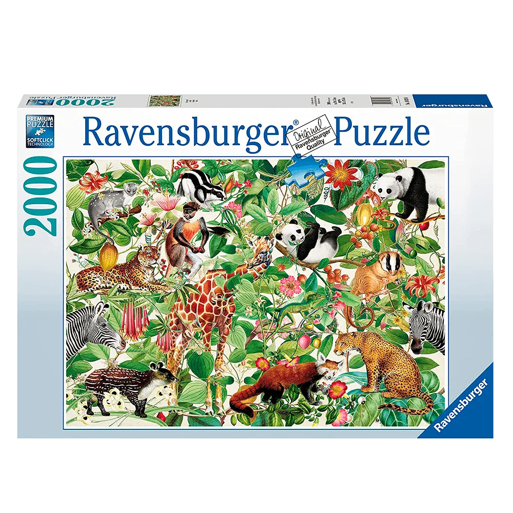 Puzzle 2000 peças Selva - Ravensburger - Importado