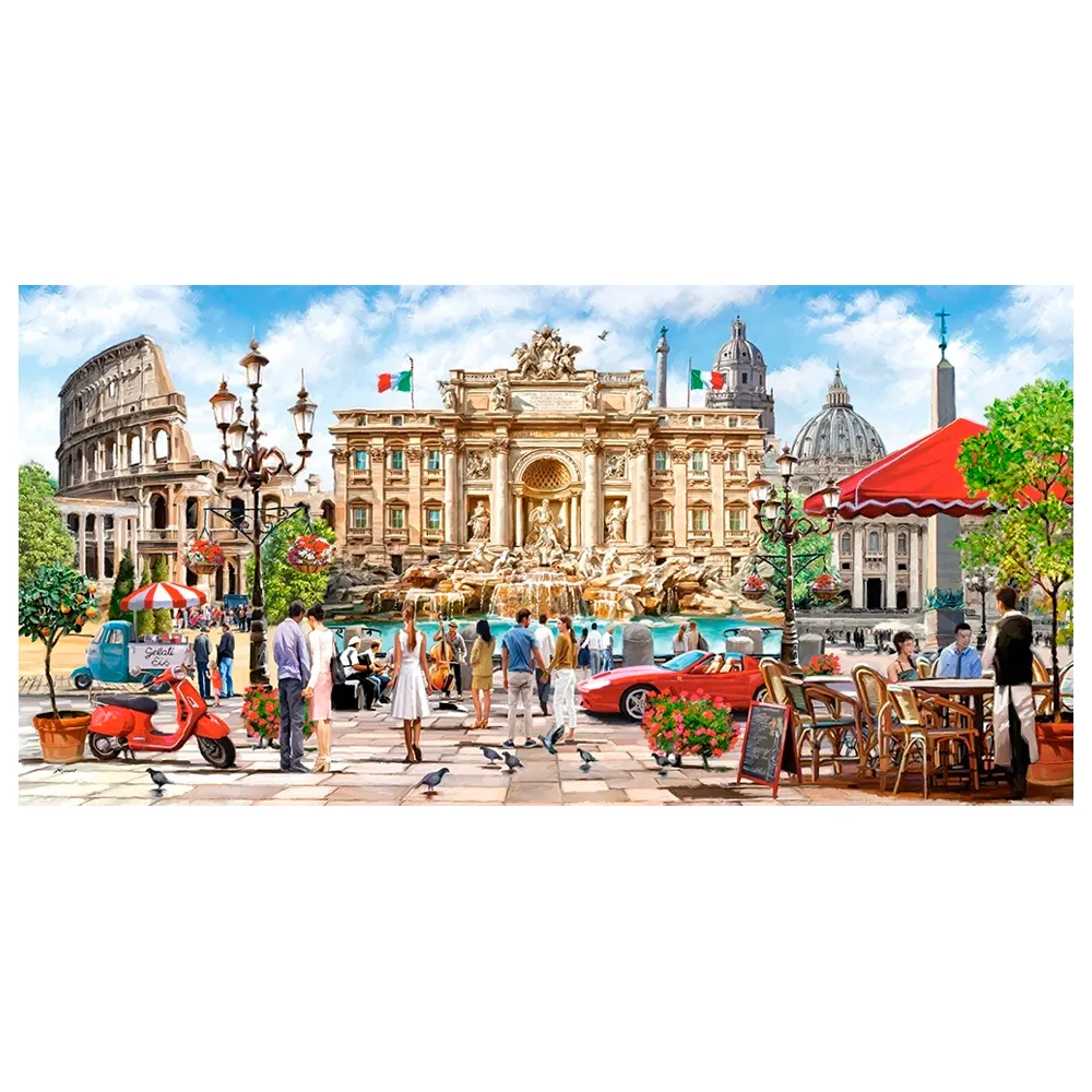 Puzzle 4000 Peças Roma Esplendorosa - Castorland Importado 4002702