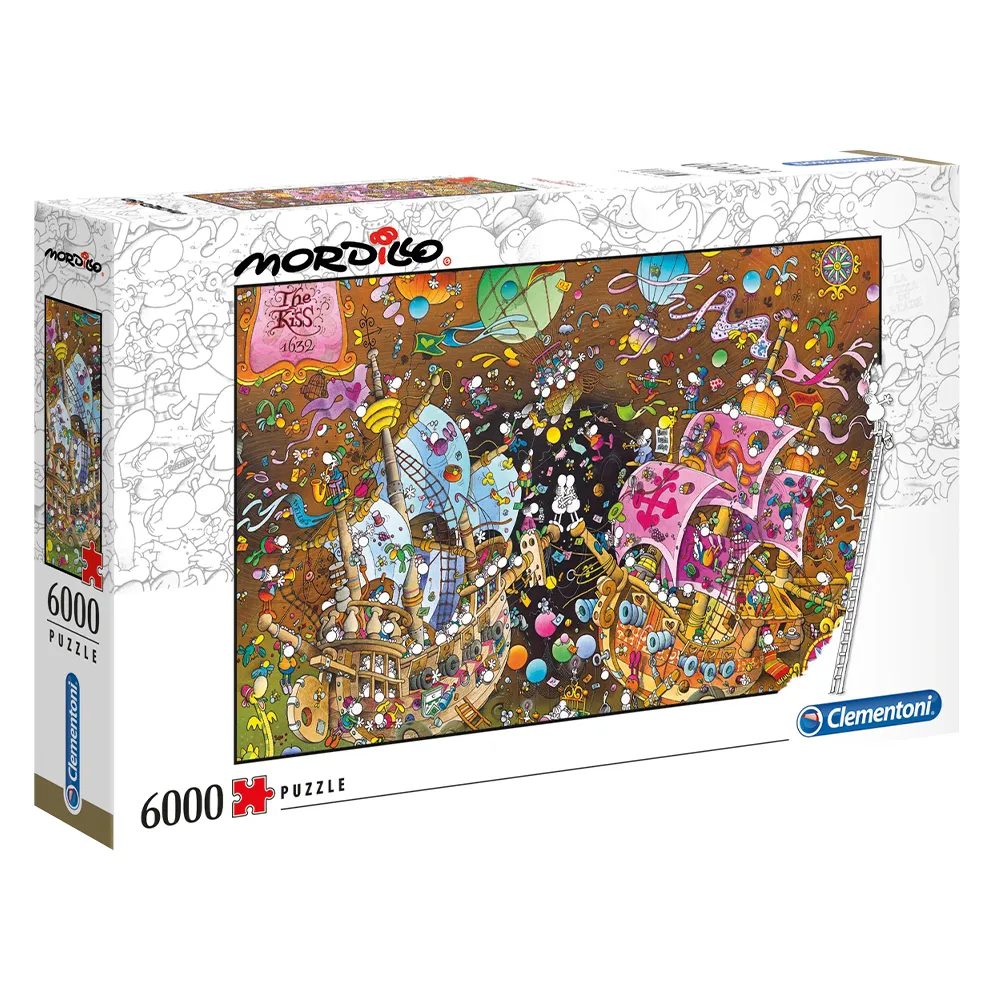 Puzzle 6000 peças O Beijo - Mordillo - Clementoni 36527