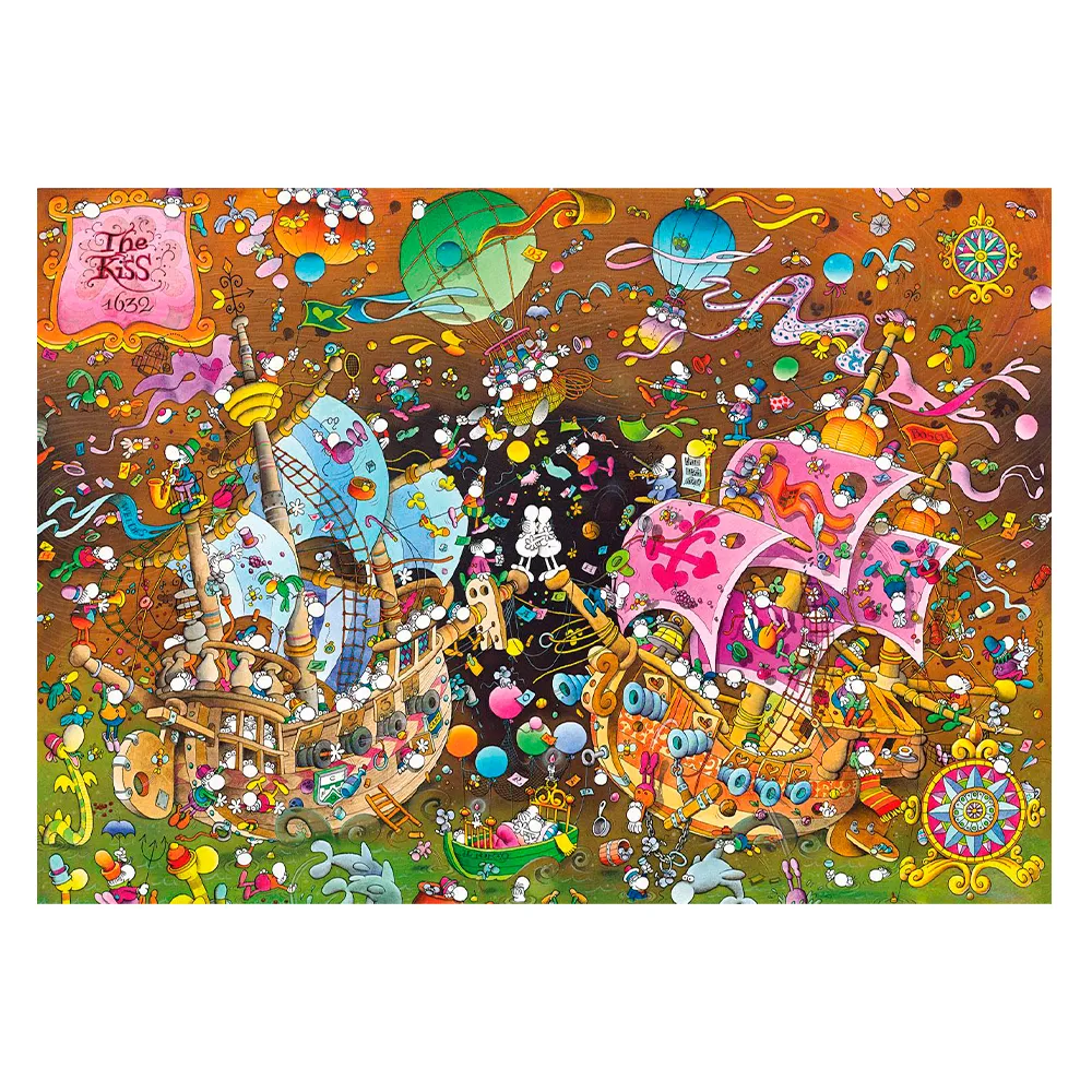 Puzzle 6000 peças O Beijo - Mordillo - Clementoni 36527